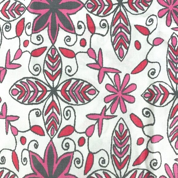 Throw Pillow Covers Boho Square Floral Swirls Doodles Pink Tribal Hippie - Picture 2 of 10